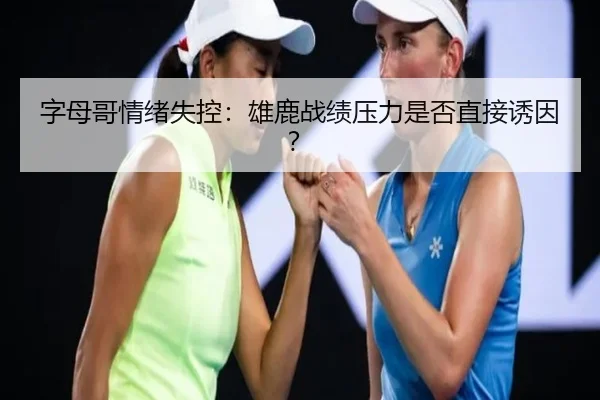 字母哥情绪失控：雄鹿战绩压力是否直接诱因？